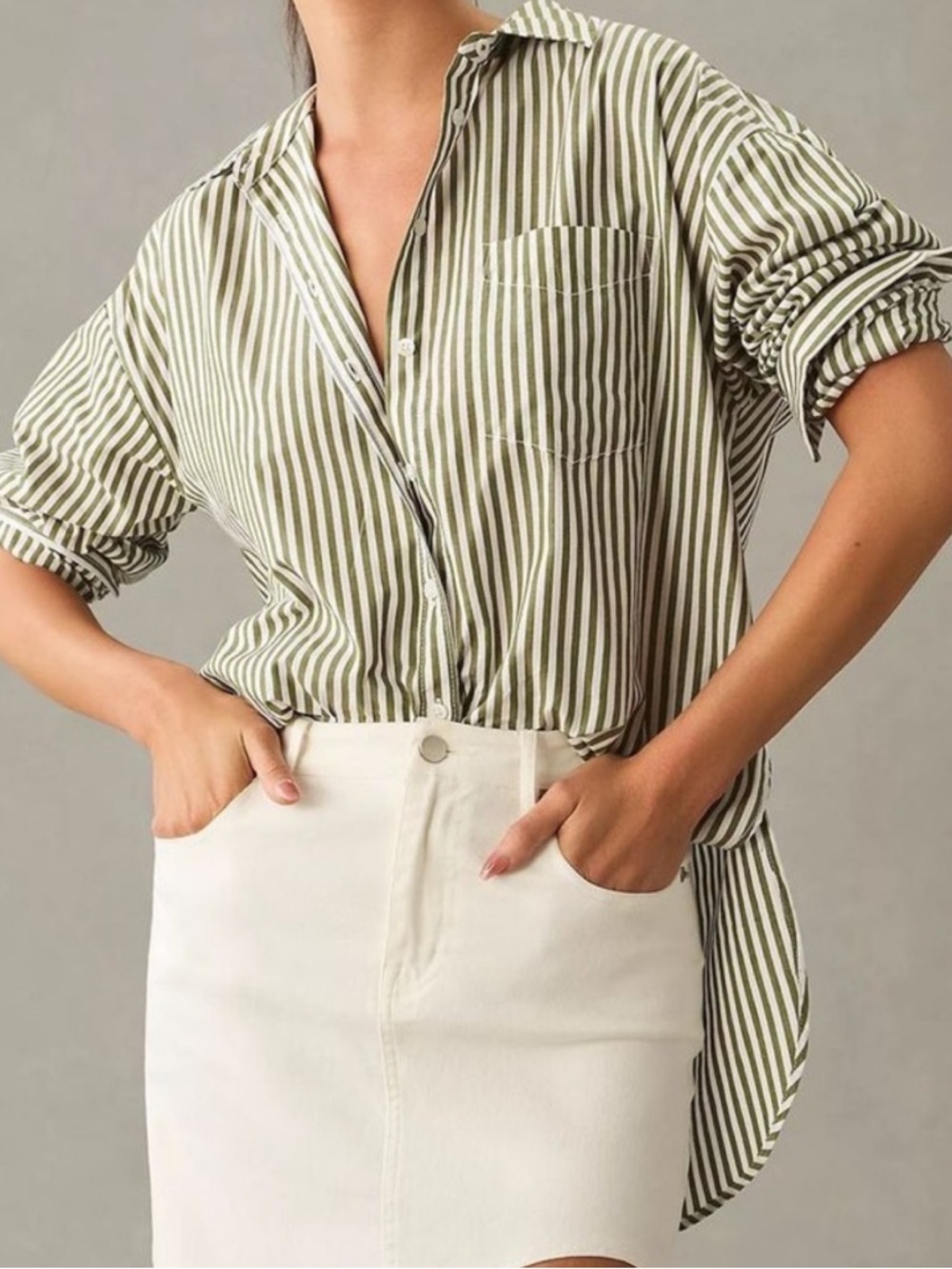 Anthropologie Maeve Bennet Buttondown Shirt